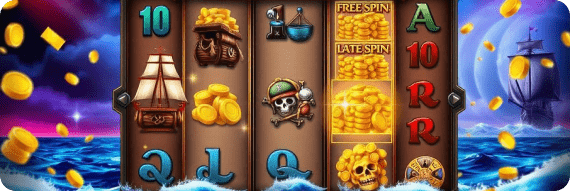  Inspirado en las leyendas de piratas y
                                tesoros escondidos, The Pirate Treasure
                                ofrece un juego emocionante con múltiples
                                líneas de pago y símbolos de barcos y cofres
                                del tesoro.